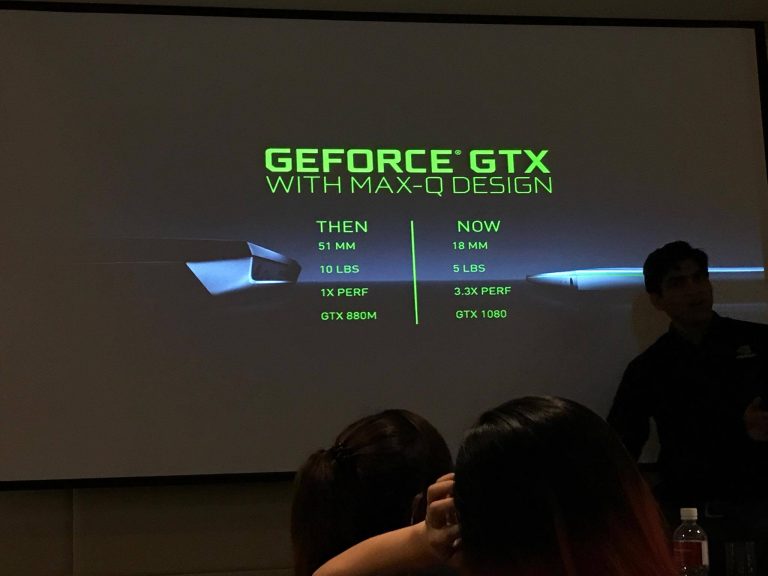 Computex 2017: Nvidia โชว์ MAX-Q  เล็กลงกว่าเดิม บางลงกว่าเดิมกับความร้อนที่ลดลง