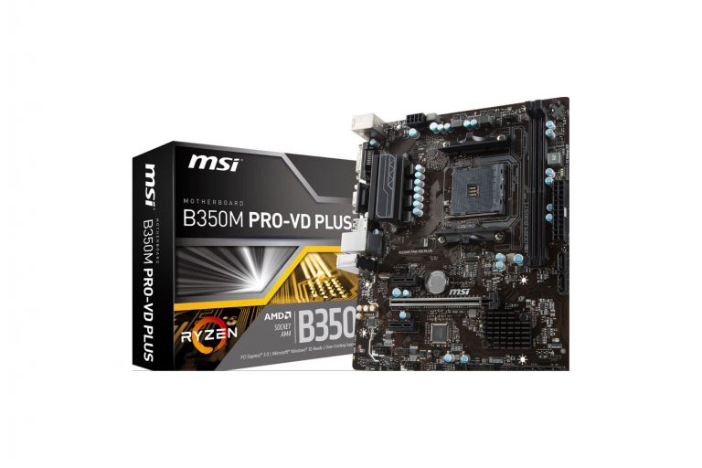 MSI เปิดตัว B350M Pro-VD และ A320M Pro-VD socket AM4 motherboards