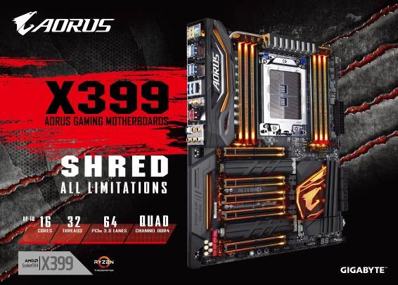 PR : GIGABYTE เปิดตัวเมนบอร์ด X399 AORUS Gaming 7