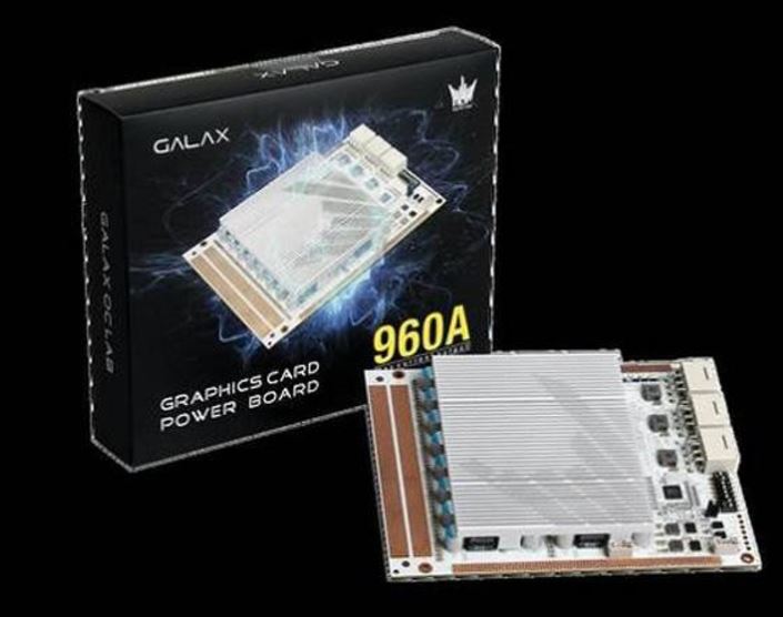 GALAX เพิ่มของเล่นใหม่สำหรับ overclocking ออกมานำเสนอ HOF Power Board และ LN2 memory radiator kit
