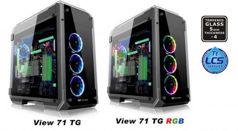 Thermaltake เปิดคอมเคสใหม่รุ่น View 71 เวอร์ชั่น Tempered Glass
