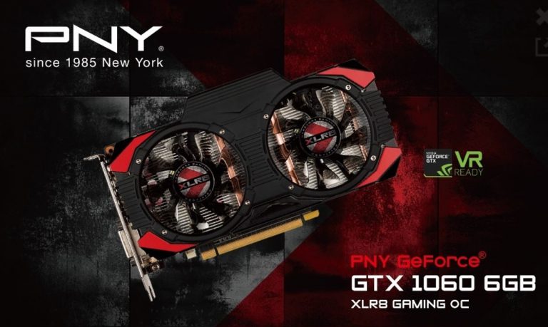 PNY เปิดการ์ดจอใหม่ GeForce GTX 1060 6GB XLR8 Gaming OC Edition