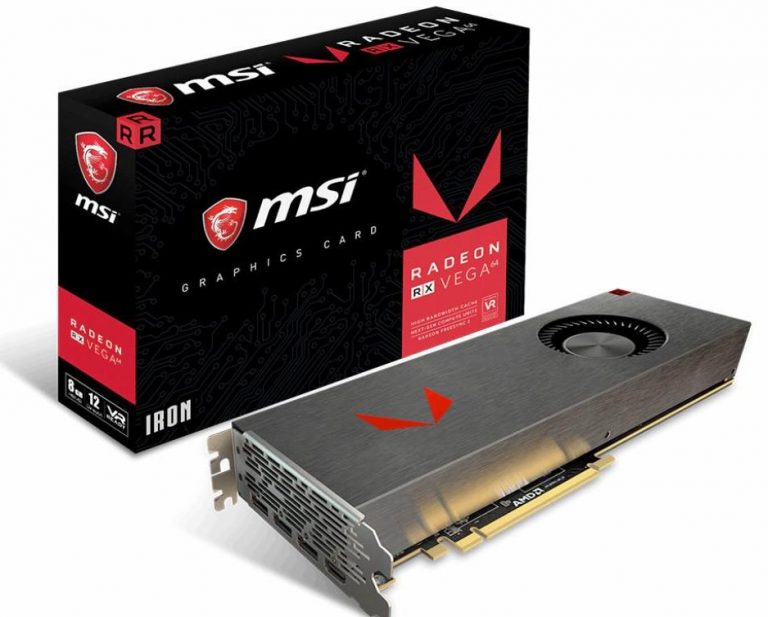 MSI เริ่มเปิดขาย RX Vega 64 รุ่น limited edition ตัวกรอบเป็นเหล็ก