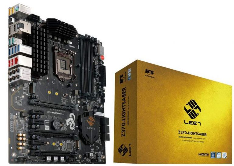 ECS ประกาศเปิดตัว LEET Z370-Lightsaber Motherboard