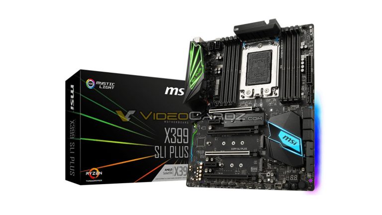 เปิดตัวเพิ่มอีกรุ่น MSI X399 SLI PLUS อีกหนึ่งเมนบอร์ดสำหรับ AMD Threadripper จาก MSI