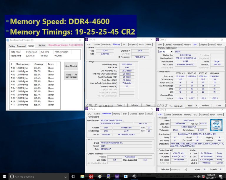 XMP 4600 MHz แรงพอมั้ย G.SKILL จัดให้ใช้งานร่วมกับ Intel Coffee Lake