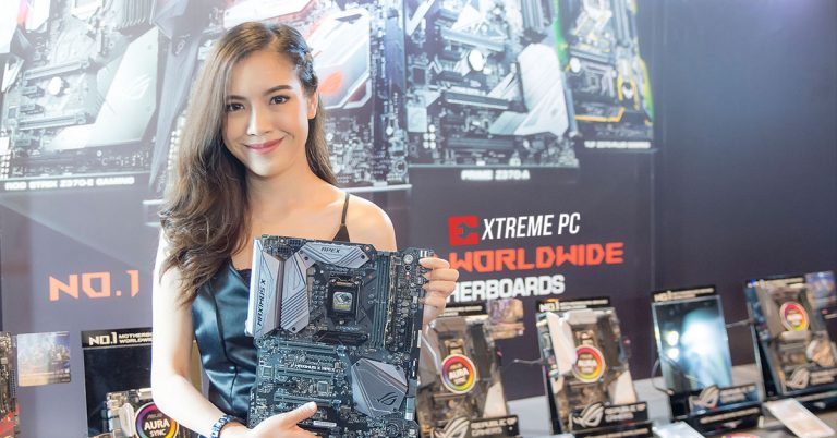 บรรยากาศงานเปิดตัวเมนบอร์ด ASUS intel 300 series