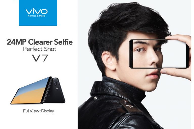Vivo เปิดตัวพรีเซนเตอร์ใหม่ พีช พชร จิราธิวัฒน์ กับ Vivo V7 ชัดครบทุกแอคชั่น ชัดเจนด้วยกล้องหน้า 24 ล้านพิกเซล เต็มๆ กับ FullviewTM Display " ชัดทุกแอค เพอร์เฟกต์ทุกชอต "