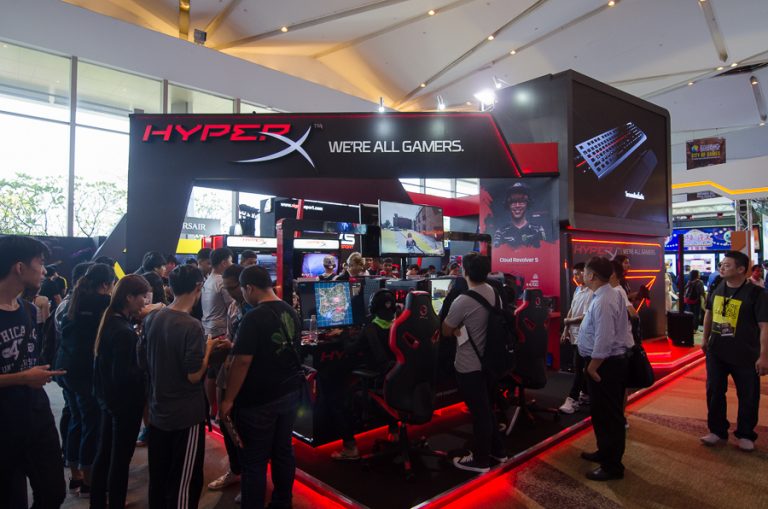 PR : HyperX โชว์ศักยภาพเหนือชั้นด้วยเกมมิ่งเกียร์ตัวแกร่ง  ต้อนรับเกมเมอร์เข้าชมบูธกันอย่างคับคั่ง  ในงาน THAILAND GAME SHOW BIG FESTIVAL 2017