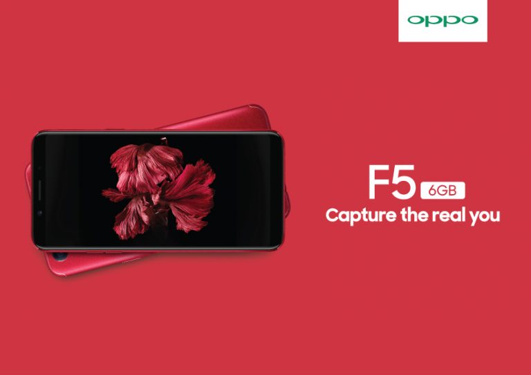 OPPO ประกาศเคาะราคา OPPO F5 6GB สมาร์ทโฟน Full Screen พร้อมสีแดงสุดร้อนแรงในราคา 13,990 บาท