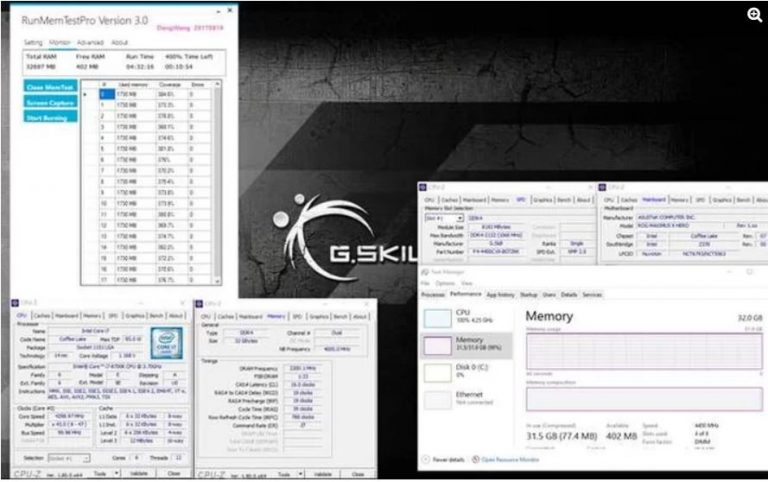 G.Skill ออกมาทวงความแรงที่ 4400MHz 32GB DDR4 Kit