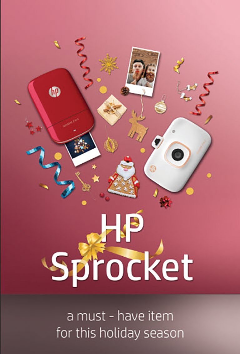 PR : HP Sprocket ปริ๊นเตอร์ภาพขนาดจิ๋วใหม่ล่าสุด ของขวัญสุดชิค สำหรับเทศกาลนี้