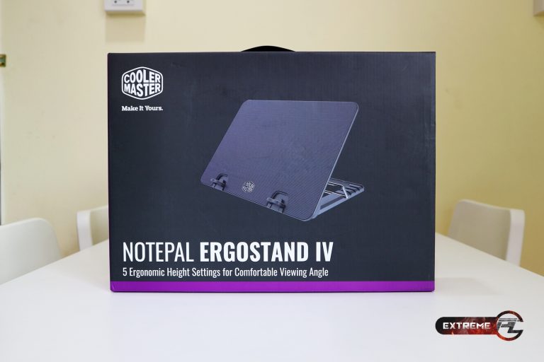 รีวิว cooler master notepal Ergostand iv