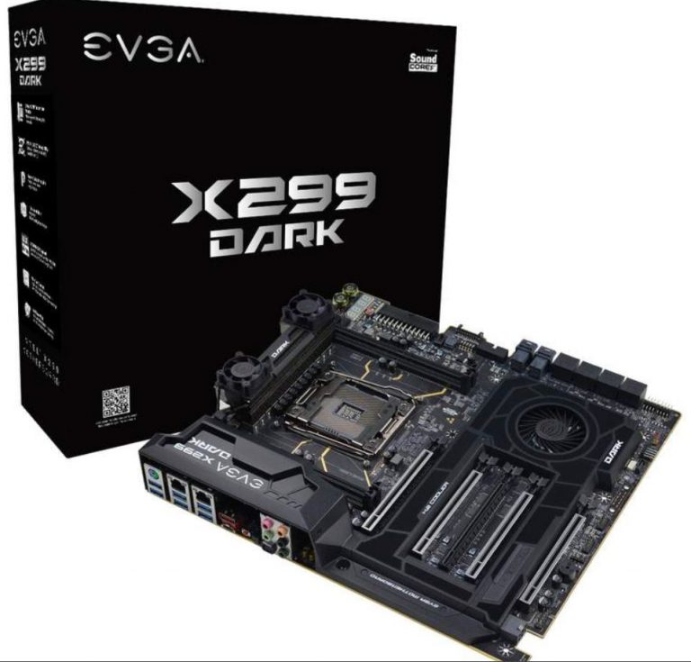 EVGA เปิดตัวเมนบอร์ดที่สุดของแจ้รุ่น EVGA X299 Dark 
