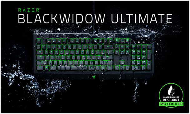 PR : ALL NEW Razer BlackWidow Ultimate – คีย์บอร์ดสุดทึก ทนน้ำ ทนฝุ่น มาตรฐานระดับ IP54