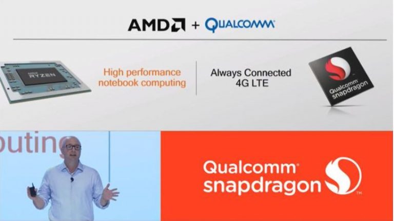 อัดเต็ม AMD นำเอา Qualcomm LTE modems มาร่วมไว้กับ Ryzen Mobile laptops