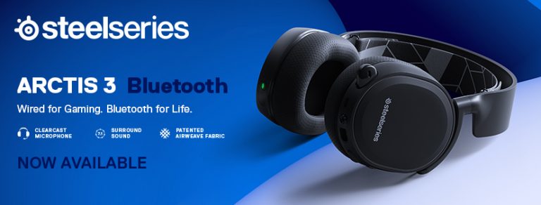 PR : SteelSeries ARCTIS 3 BLUETOOTH  อิสระมากกว่าที่เคยด้วยการเชื่อมต่อแบบไร้สาย