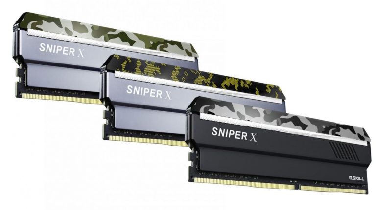 G.Skill ประกาศเปิดตัว Sniper X series กับความจุ 16 GB ต่อแถว