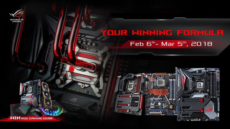 PR : ASUS Republic of Gamers ขอเชิญทุกท่านเข้าร่วมสนุกกับกิจกรรม Your Winning Formula Campaign