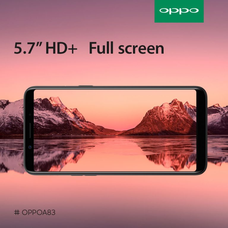 วางจำหน่ายแล้ว! OPPO A83 (2018) กล้องหน้า 8MP กล้องหลัง 13MP สมาร์ทโฟนครบเครื่องรุ่น Ram 2GB + Rom 16GB เปิดราคาเบาๆ 4,990 บาท