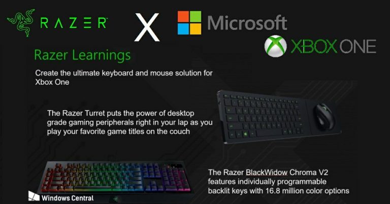 ลือ ! Razer อาจร่วมมือกับ Microsoft เพื่อออกแบบ Keyboard และ Mouse สำหรับ Xbox One