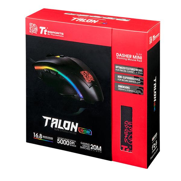 PR : TteSPORTS เปิดตัวสินค้า Talon EliteRGB เม้าเกมมิ่งสุดคุ้มที่มาพร้อมแผ่นรองเม้า