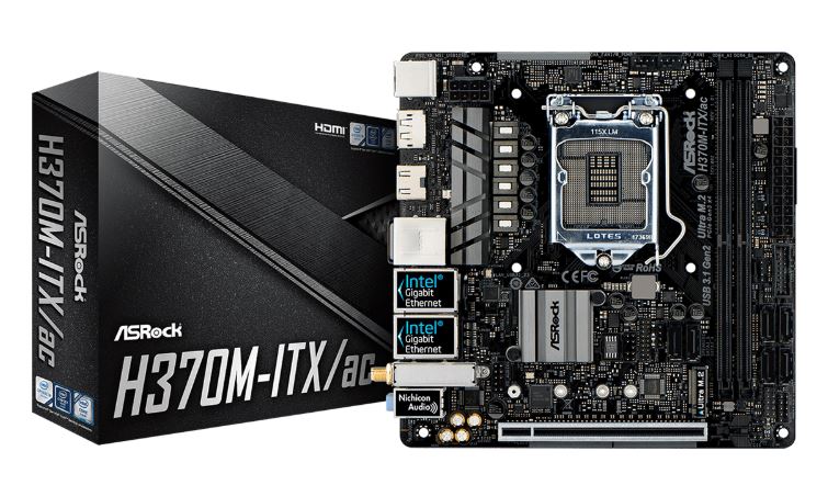 PR : ASRock H370M-ITX/ac ประกอบพีซีขนาดเล็ก  ด้วยเมนบอร์ดสเปคสำหรับคอเกม