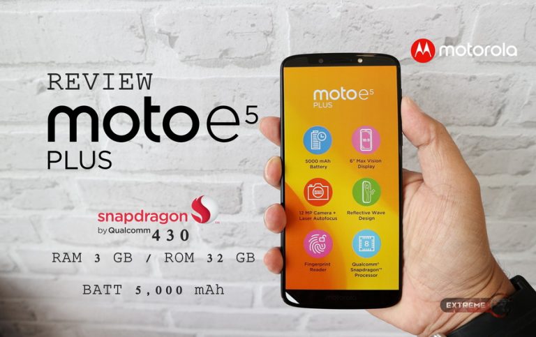 รีวิว moto E5 plus สมาร์ทโฟนจอใหญ่สุดคุ้ม Max Vision Display ใช้งานได้ยาวนานกับแบต 5000 mAh