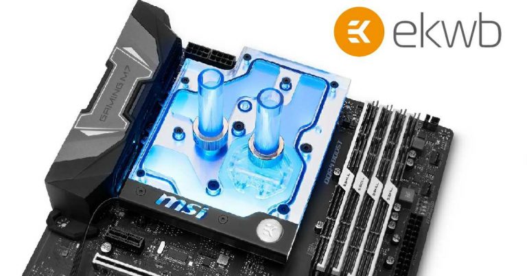 EK วางจำหน่าย MSI X470 M7 RGB Monoblock สำหรับ Socket แบบ AM4 แล้ววันนี้