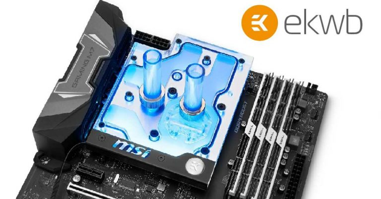 EK วางจำหน่าย MSI X470 M7 RGB Monoblock สำหรับ Socket แบบ AM4 แล้ววันนี้