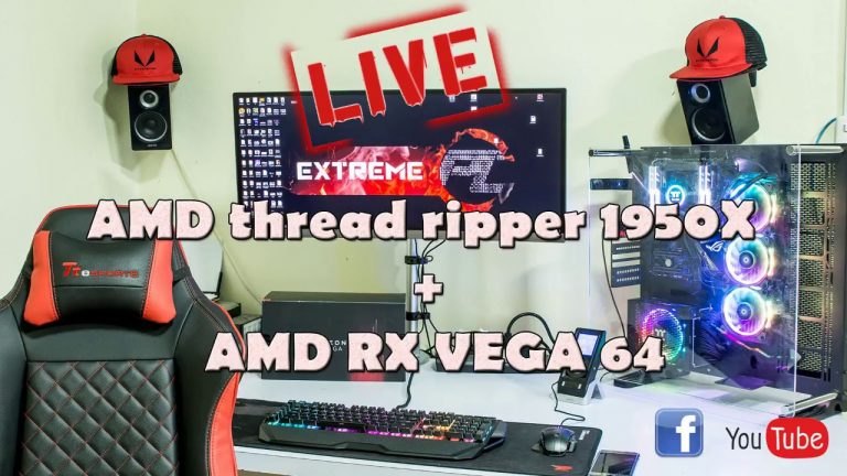 [ExtremePC Live] AMD RYZEN THREDRIPPER 1950X + AMD RX VEGA 64 เซต AMD ที่แรงที่สุด ณ เวลานี้