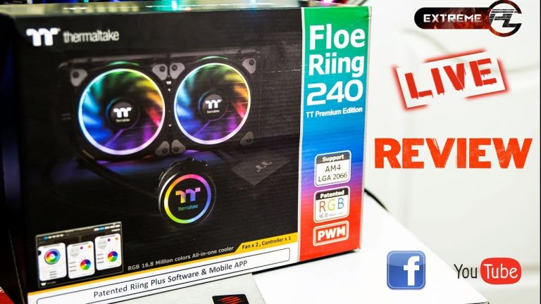 [รีวิว] Floe Riing 240 TT Premium Edition ชุดน้ำระบบปิดหม้อน้ำ 2 ตอน