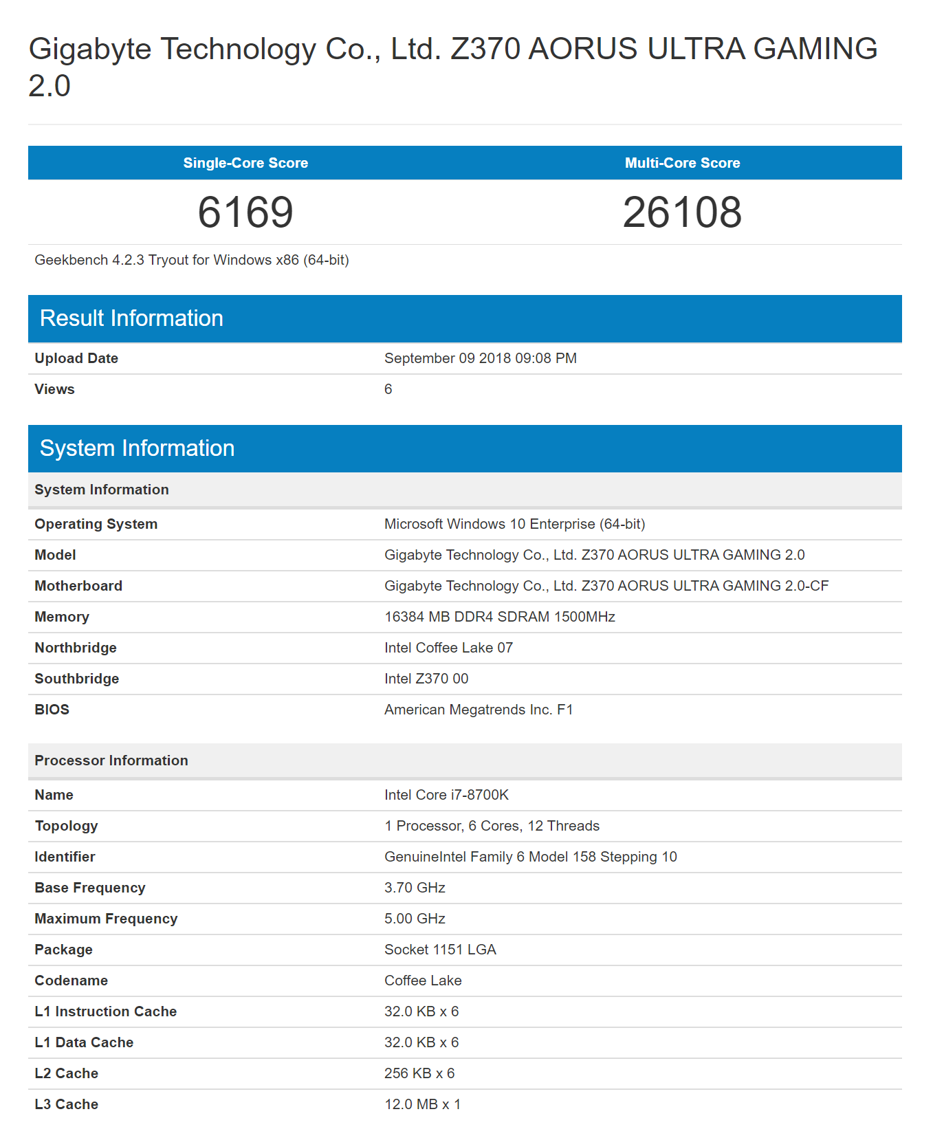 8700K - Extreme IT