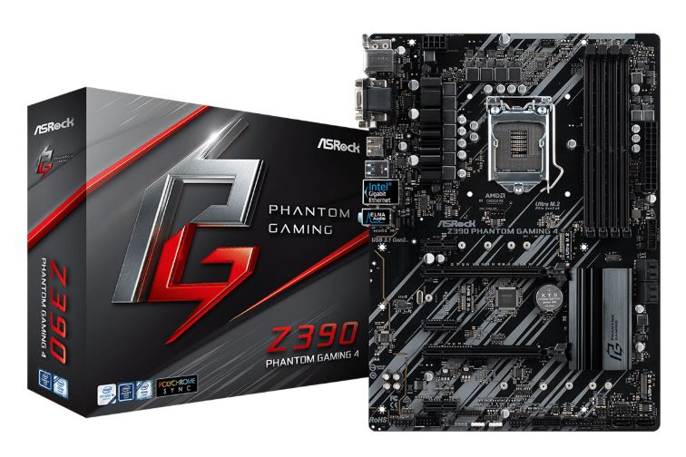 PR : ASRock Z390 Phantom Gaming 4 ฟีเจอร์ครบเครื่อง  เพื่อคอเกม และนักโอเวอร์คล็อกบน Intel Gen9