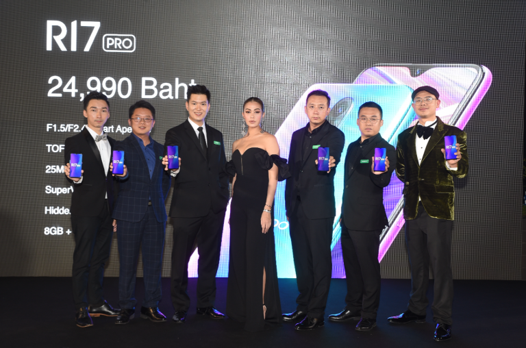 ออปโป้เปิดตัว OPPO R17 Pro สมาร์ทโฟนตัวใหม่สุดล้ำด้วยเทคโนโลยีกล้อง AI Ultra-Clear พร้อมสัมผัสประสบการณ์ชาร์จไว Super VOOC Flash Charge ชาร์จแค่ 10 นาทีได้มากถึง 40%