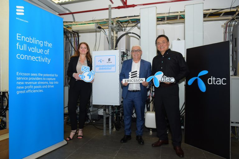 อีริคสันจับมือดีแทค เทอร์โบ นำ 5G-Ready Massive MIMO 64T6R ให้บริการครั้งแรกในไทย