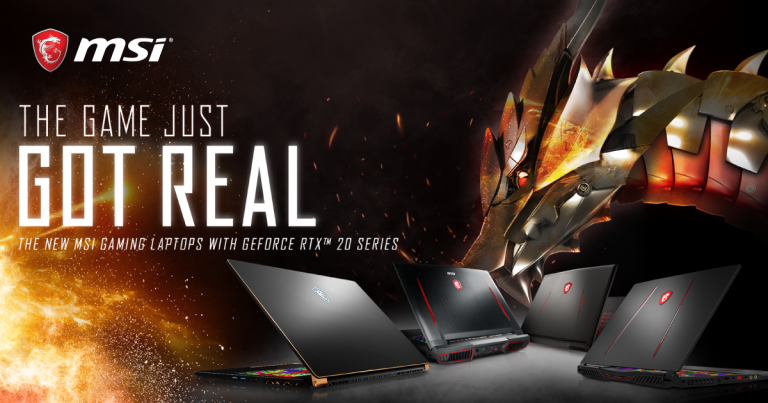 PR : MSI Thailand เปิดตัว Gaming Notebook ที่มาพร้อมกราฟิกการ์ดรุ่นใหม่ล่าสุดจาก NVIDIA® GeForce RTX™ ซีรี่ส์ เปิดขายพร้อมกันทั่วประเทศ วันที่ 30 มกราคม 2562