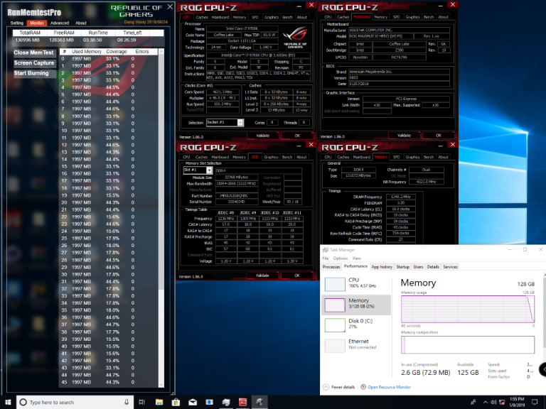 PR : เมนบอร์ด ASUS Z390 สามารถรองรับหน่วยความจำ DDR 4 สูงสุด 128GB ได้แล้ว