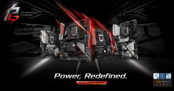 PR : ASRock เปิดตัวเมนบอร์ด Intel B365 series  Phantom Gaming และ Pro series 5 รุ่นสุดแกร่ง