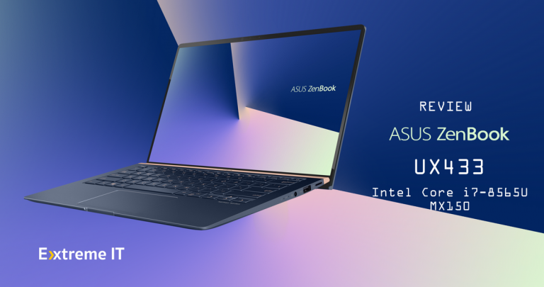 รีวิว ASUS Zenbook 14 (UX433) โน๊ตบุ๊คร่างเล็กบางเบา มาพร้อมกับ Intel Core i7 การ์ดจอแยก MX150