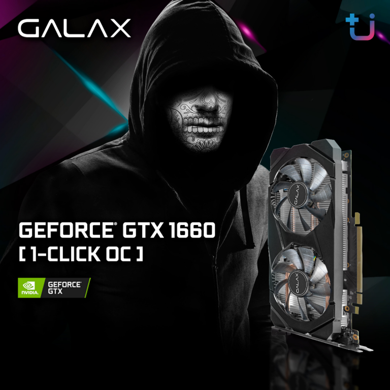 PR : GALAX เปิดตัวการ์ดสุดคุ้มอีกหนึ่งรุ่นกับ GeForce GTX 1660 1-Click OC ที่ต้องจับจอง
