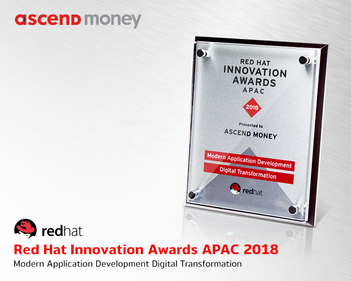 PR : Ascend Money คว้ารางวัล Red Hat Innovation Awards APAC 2018  ตอกย้ำความสำเร็จองค์กรดิจิทัล ที่นำโซลูชั่นมาเพิ่มประสิทธิภาพ
