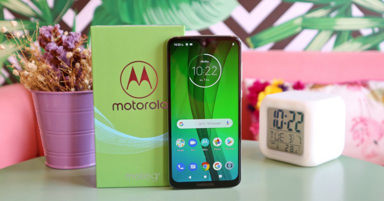 รีวิว moto g7 สมาร์ทโฟนกล้องคู่ AI CAMERA คมชัดทุกรายละเอียด