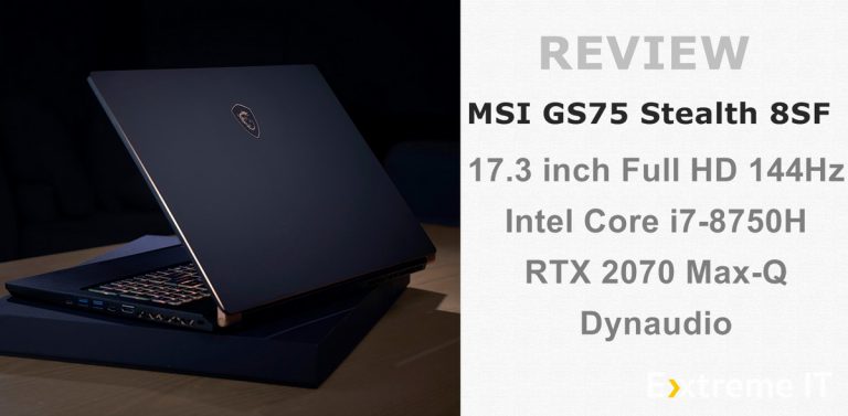 รีวิว Notebook Gaming MSI GS75 Stealth 8SF
