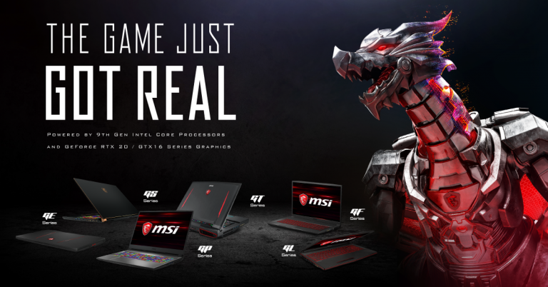 PR : ขุมพลังใหม่! MSI เปิดตัว Gaming Notebook พร้อม CPU Intel® 9th Gen และการ์ดจอ NVIDIA® GeForce® GTX 16 ซีรี่ส์ ปลดปล่อยขีดสุดของประสิทธิภาพในการเล่นเกม!