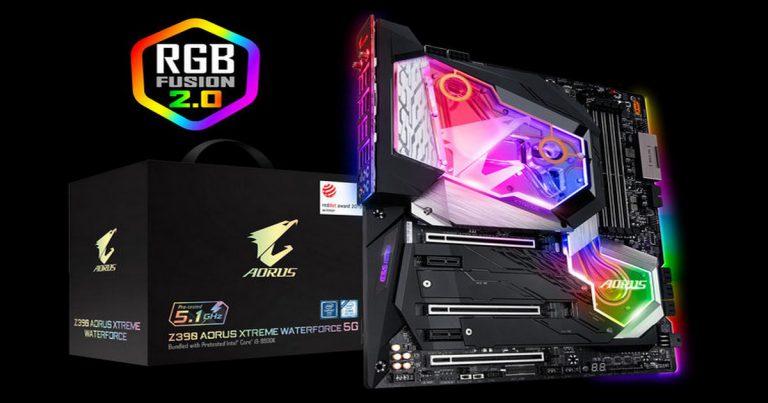 GIGABYTE จัดบันเดิลบอร์ด Z390 Aorus Xtreme Waterforce พร้อม Core i9-9900K @5.1 GHz All-core!!