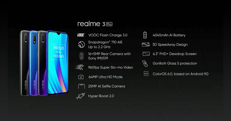 PR : realme 3 Pro สมาร์ทโฟนระดับเรือธงของคนรุ่นใหม่ เปิดตัวแล้วที่ประเทศอินเดียวันนี้ !