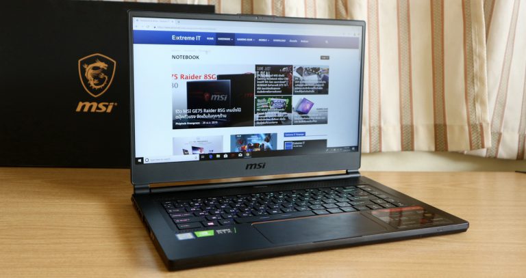 รีวิว MSI GS65 Stealth 8SE RTX 2060 โน๊ตบุ๊คเกมมิ่งที่เรียบหรู น้ำหนักเบาเพียง 1.9 กก.