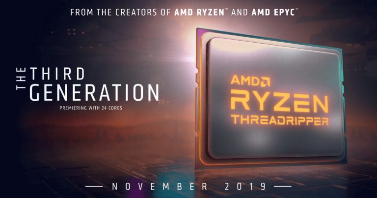 AMD ประกาศเลื่อนจำหน่าย Ryzen 9 3950X เป็นเดือนพฤศจิกายนนี้ – ขายพร้อม Ryzen Threadripper 3000