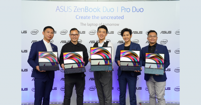 โต๋ ศักดิ์สิทธิ์ และ ปิ๊ง อดิสรณ์ ร่วมเปิดตัว ZenBook Pro Duo (UX581)  พร้อม ZenBook Duo (UX481) โน้ตบุ๊กสองจอเพื่อครีเอเตอร์
